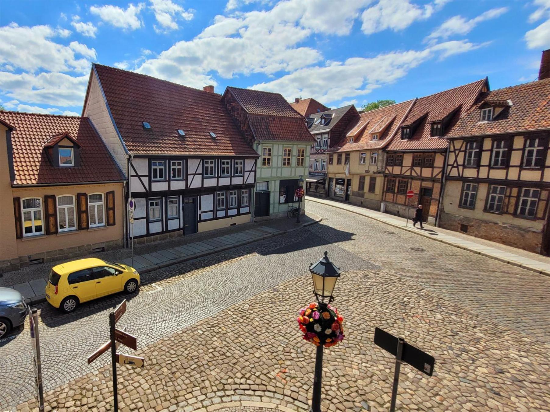 Ferienhaus -Kaisereinsde - Traditionelles Lehmbauhaus Parken Gratis Quedlinburg Exterior foto