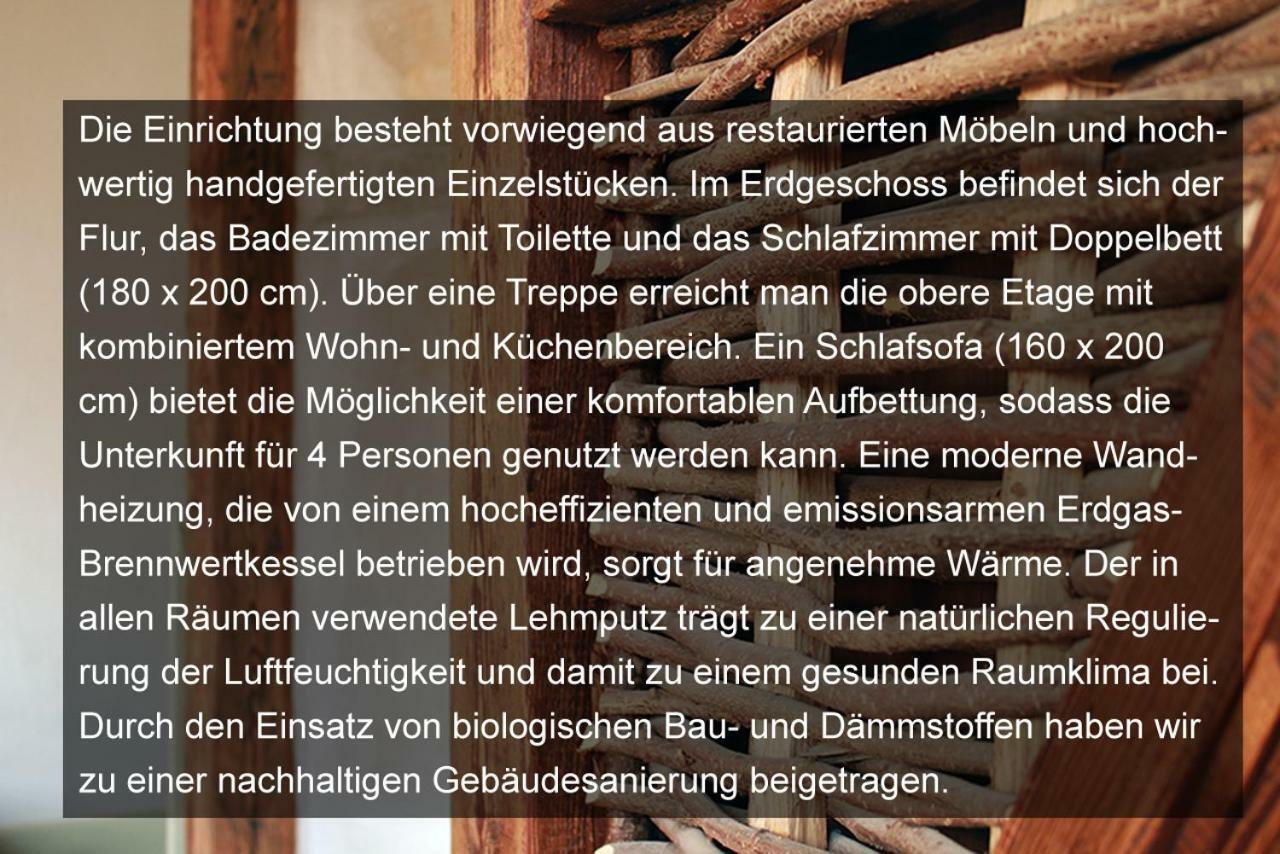 Ferienhaus -Kaisereinsde - Traditionelles Lehmbauhaus Parken Gratis Quedlinburg Exterior foto
